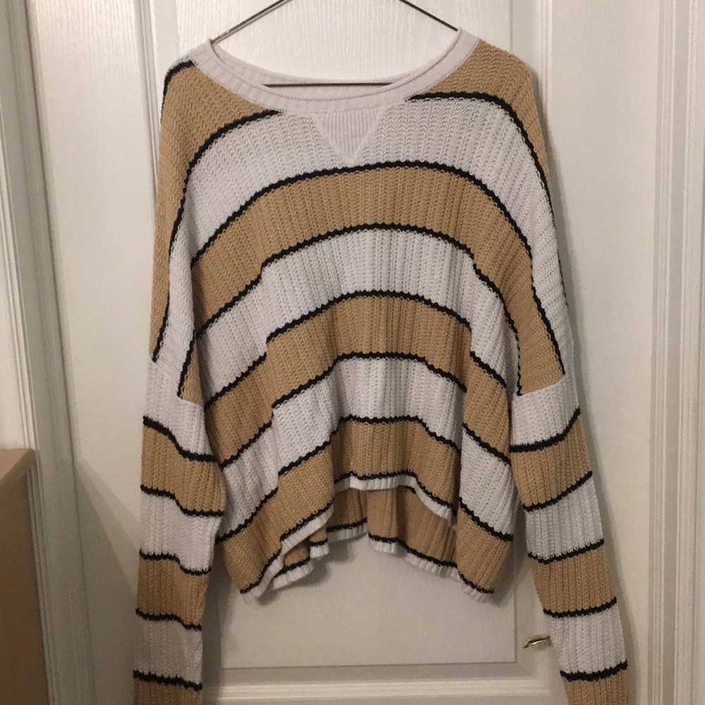oversized knit sweater